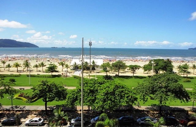 apartamento frente a la playa José Menino Santos playa 6 personas