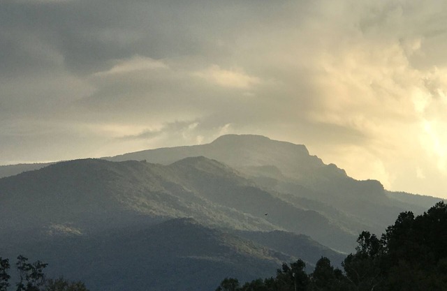 Echota-An Apalache Mtn. vistas de retirada de Grandfather Mountain / Blue Ridge Mtns