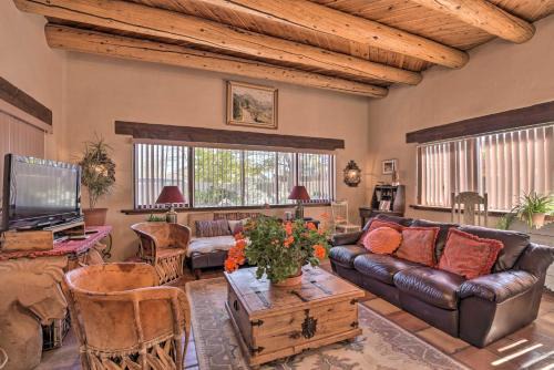 Eclectic El Prado Home with Hot Tub Near Downtown!