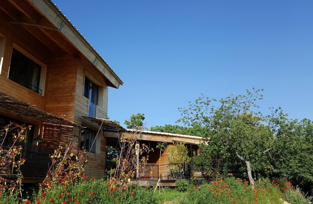 Eco-cabaña en el Luberon.