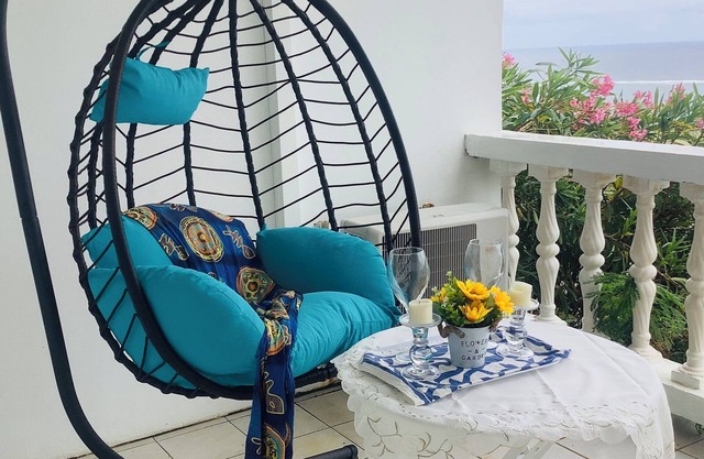Egg Chair Comfort with Incredible Ocean Views