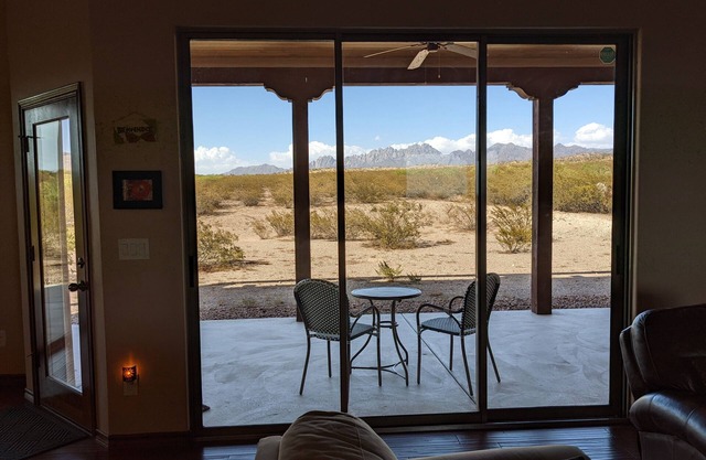 Elegant New Mexico Custom Home w/Pristine Views & Trails From Back Door