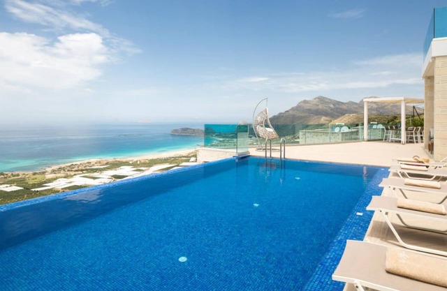 Preciosa villa para 7 personas con vistas a la playa de Phalasarna