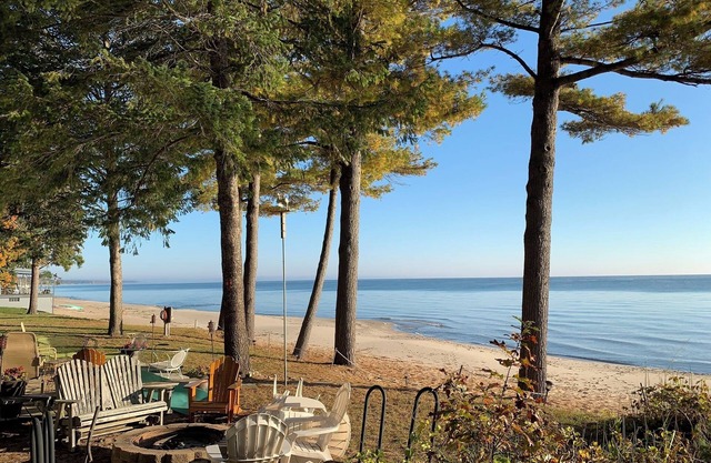 Ella’s Escape Located on Lake Huron and it is Pet Friendly!