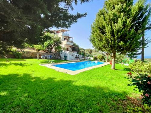 Elounda Almond Tree Villa Private Pool, Sea Views & Birds in a Relaxing Authentic Cretan Escape