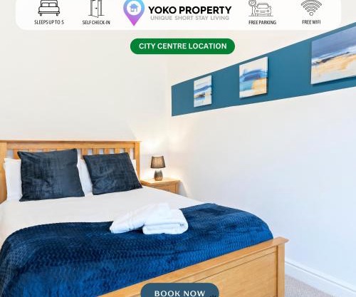 Elton House - Prime Location - Free Parking, Fast WiFi and Smart TV by Yoko Property