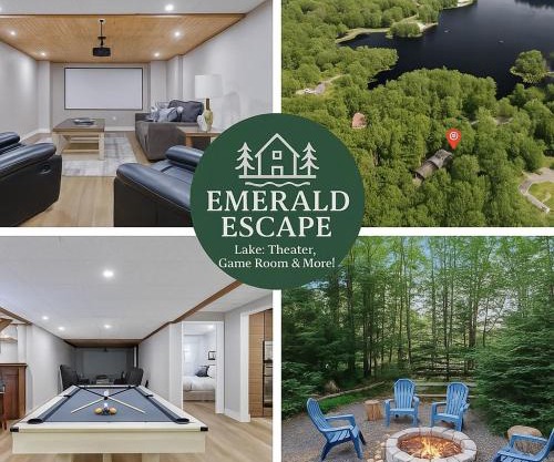 Emerald Escape Lake, Theater, Game Room & More!