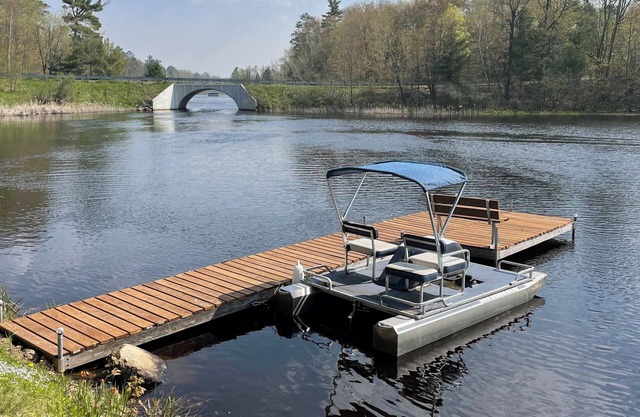 Emily Channel Cabin on the water with ATV trail access from your doorstep!