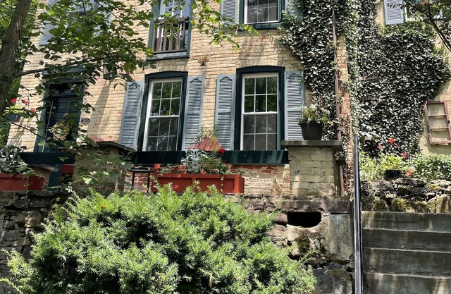 Enchanted Historic Home with Parking and Privacy Walk to Town & New Hope!
