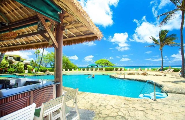 Enjoy A Garden View Room at Kauai Beach Resort, 4 Pools!