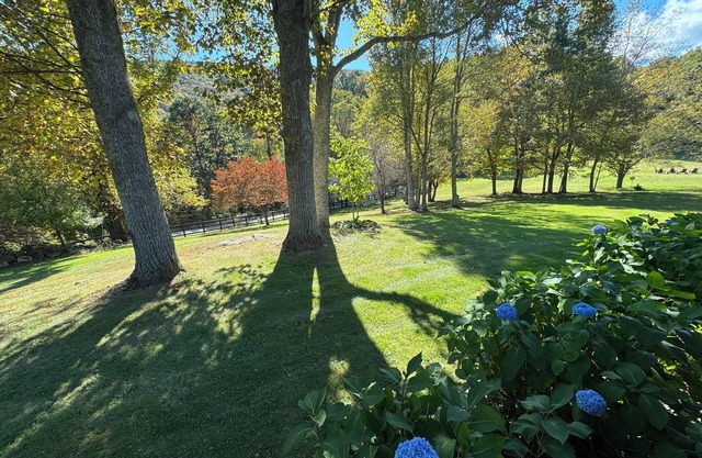 Enjoy our picturesque acres and expansive front lawn and beautiful lodge.