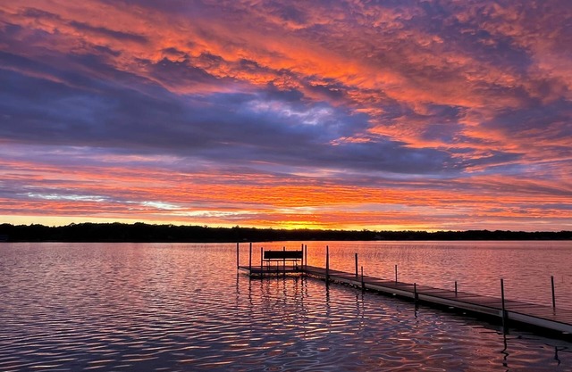 Enjoy regional Fall and Winter events in a cozy cabin on White Sand Lake.