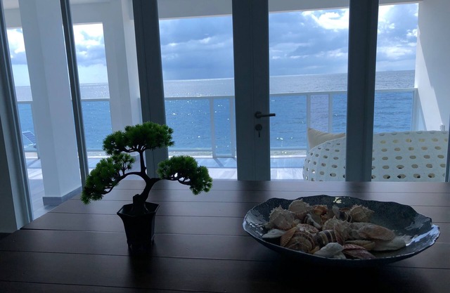 Enjoy spectacular sunsets from your private 4 apartment villa, sleeps 14, WiFi