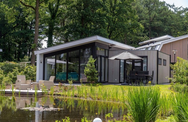 Enjoying a wonderful time at the pond