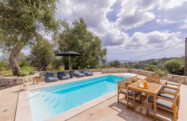 Entire Filitsa's Stonehouse in Paxos with pool