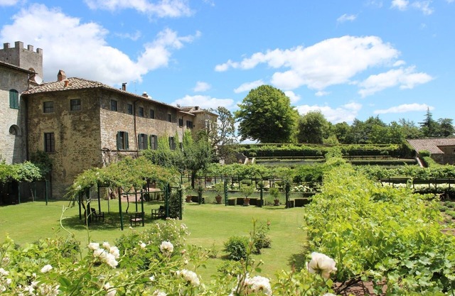 Claustro del Hermitage en Gaiole in Chianti - Toscana
