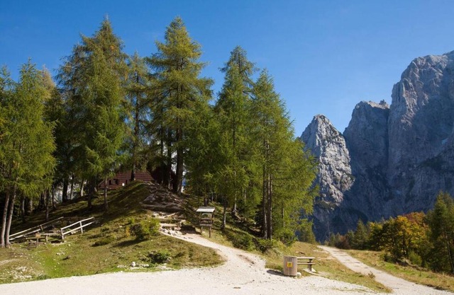Erjavčeva mountain hut at Vršič pass
