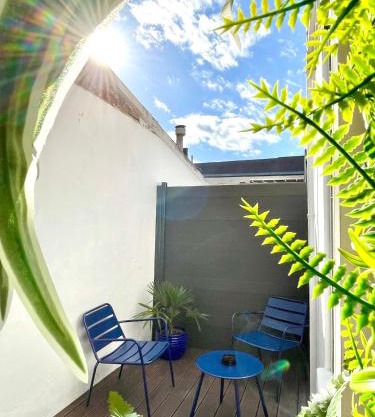 Escale bohème - Terrasse en centre-ville - Gare