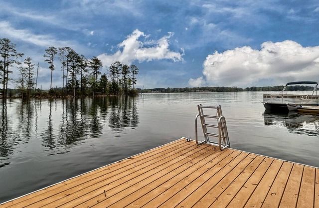 Escape to Lake Murray with this large close-in home, packed with amenities.
