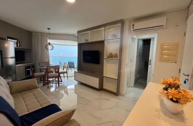 Estanconfor Santos com Vista Mar bem alto, garagem