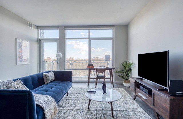 Exceptional Fairfax 1BR w/ Gym & BBQ Grills, nr Theater, by Blueground
