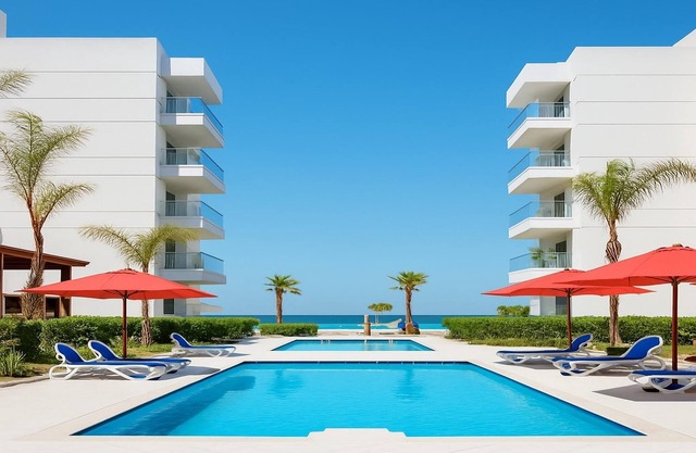 Exclusivos chalets junto a la playa en Porto Said Resort