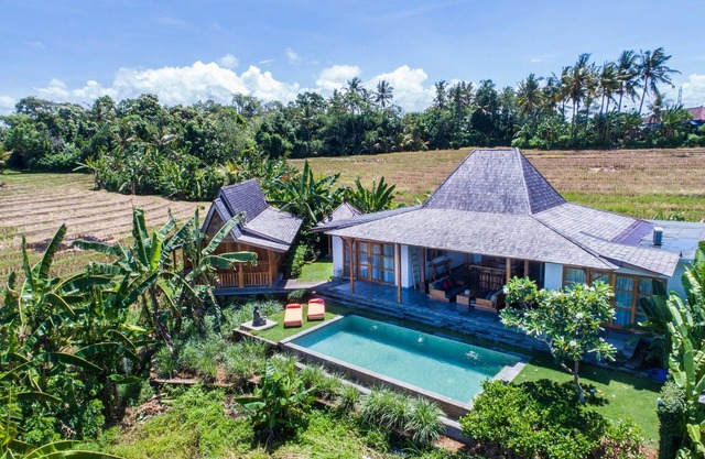 Exclusiva y tranquila villa de 3 dormitorios con piscina privada de 8m x 4m