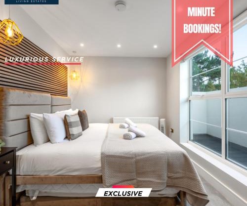 EXCLUSIVE DEALS l LAST-MINUTE ESCAPE l 1 X SUPER KING BED AND 3 SINGLE BEDS l WEMBLEY STADIUM LOCATION, FREE PARKING, SLEEPS 8 l Elevate Living Estates Short Lets & Serviced Apartments Wembley