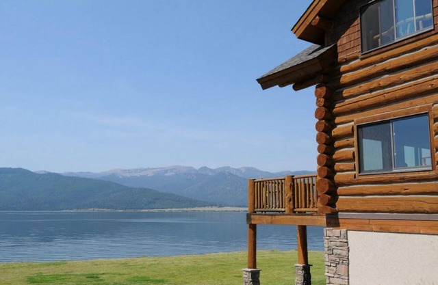 Lujo Lake Front Log Home (Menlo Place) a minutos del parque de Yellowstone