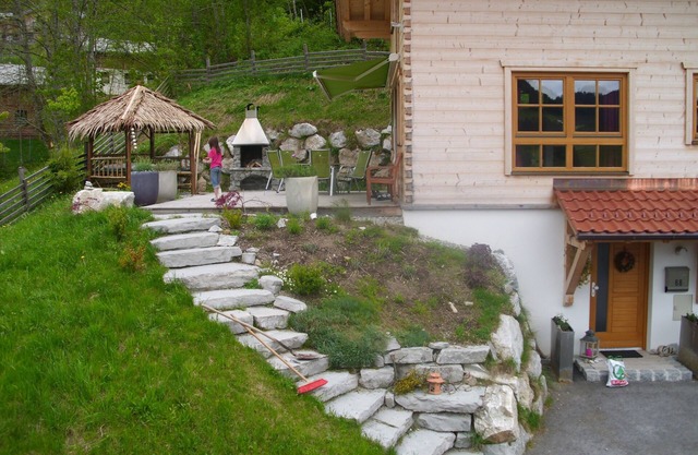 Chalet de esquí, a la pista de esquí instalaciones estilo Zen - Exclusivo Holzblockhaus