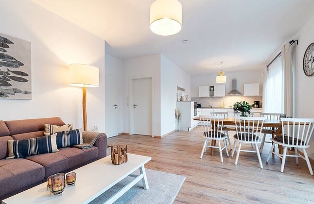 Exclusive, modern apartment with terrace and garden