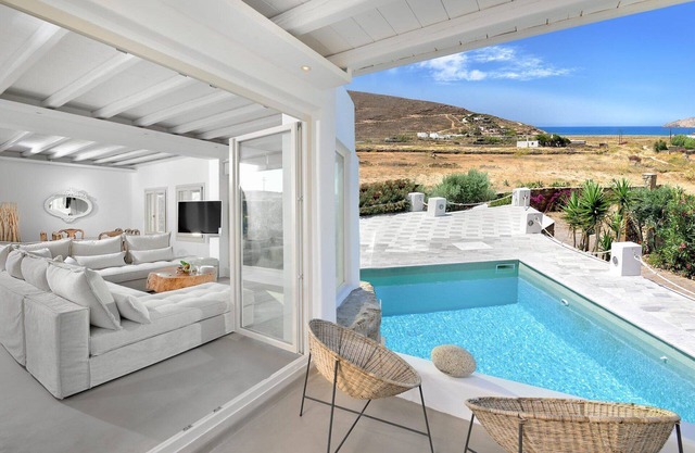 Exclusive Mykonos Villa | Villa Ilios | 5 Bedrooms | Spacious Furnished Sun Terrace | Private Pool | Prime Location | Parking Area | Ftelia