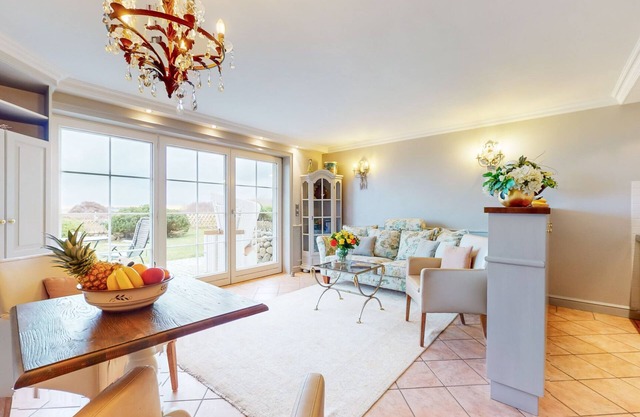 Exclusive vacation apartment with a fantastic view of the mudflats in Munkmarsch.