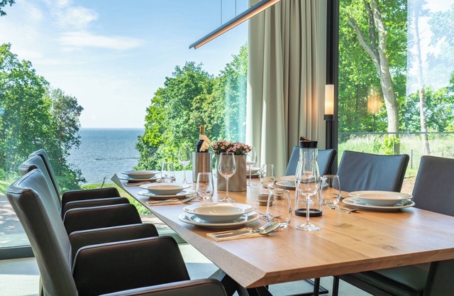 Exclusive vacation apartment with lagoon view and wellness on Usedom