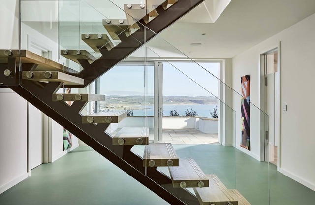 Expansive six bedroom villa with uninterrupted views over Ardmore Bay below