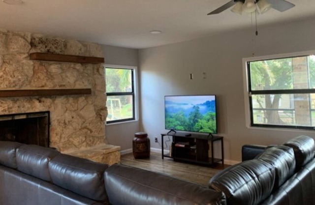 Experience farm house living on a 5 acre property. Close to