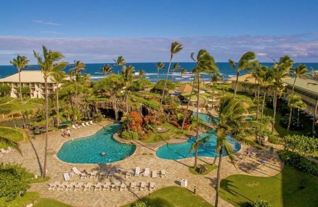 Experience Kauai's Beauty at Kauai Beach Resort, Pool Ocean View!
