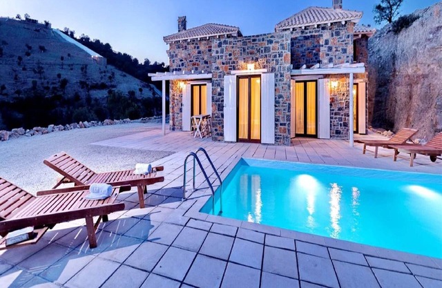 Exquisite Crete Residence | Villa Leonidas | Private Pool | Great Sea Views | Complex of Villas with Traditional Room Aesthetics | Agia Galini