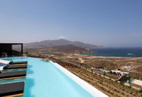 Extraordinary Mykonos Villa Villa Shifu 6 Bedrooms Unique Aegean Sea Views Private Infinity Pool Ftelia Beach