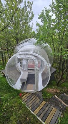 Eyja Mork - Stargazing Igloo with shared Hot Tub, BBQ and kitchen - B3