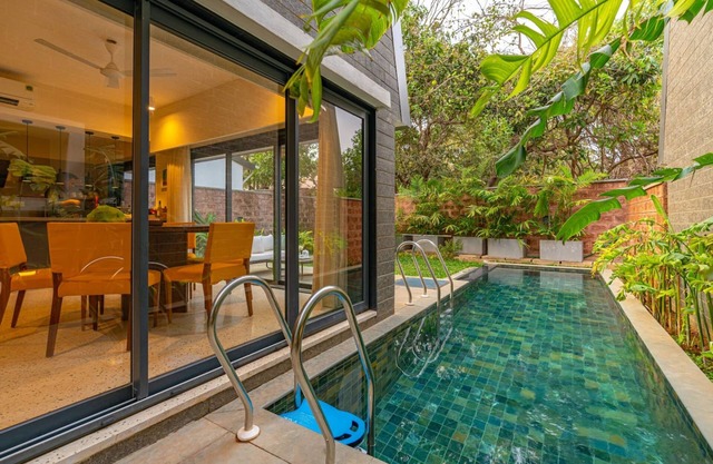 Ezra - 4bhk w Private Pool in Vagator nr Thalassa