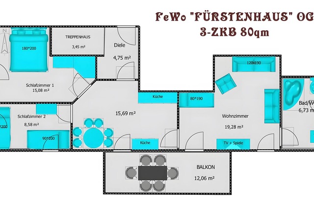 ¡'Fürstenhaus' en el centro de Hofgeismar!