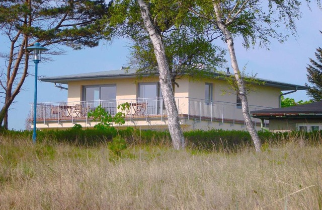 F-1072 Haus am Strand FeWo 05 strandnah, Dachterrasse, Meerblick