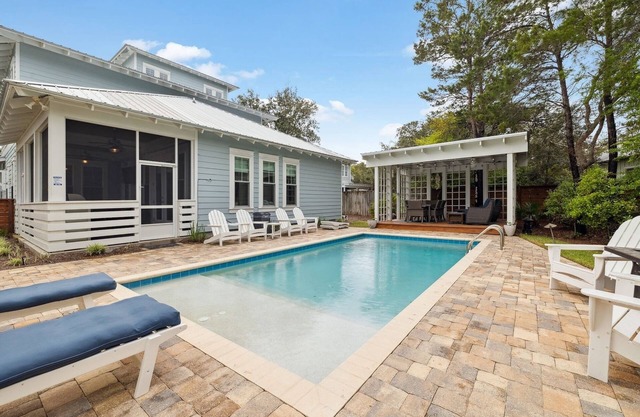 Private Pool! Luxury Seacrest Beach Home! 6-Passenger Low-Speed Vehicle!