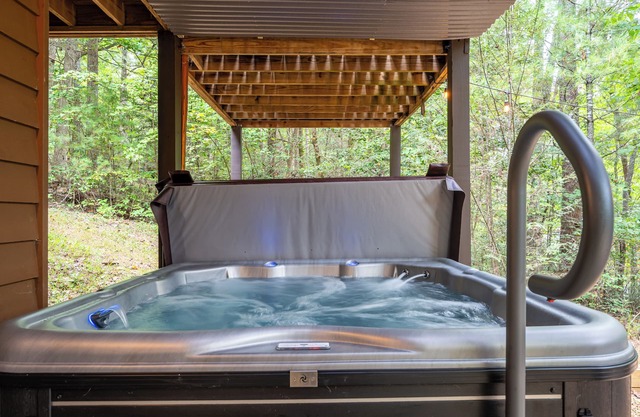 Tranquil Cabin Near Downtown Blue Ridge 3BR - 2 Bath - Fire Pit & Hot Tub