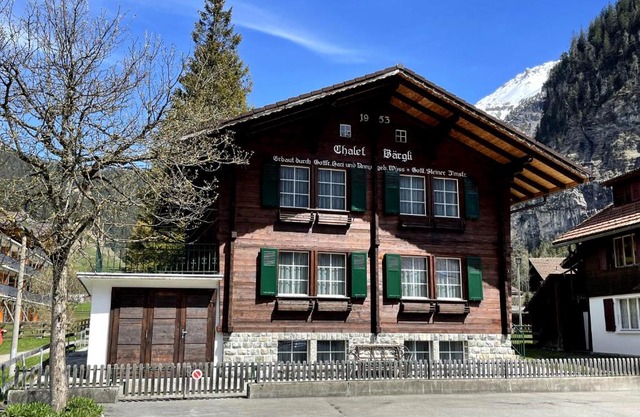 Familienferien im Chalet Bärgli Kandersteg