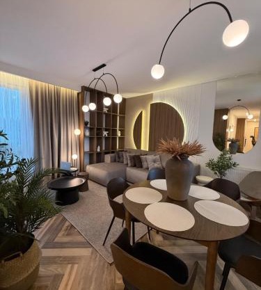 Family & Business Sauna Apartments Baltic Horizon PREMIUM SPA - 3 Bedroom with Private Sauna, Jacuzzi, Rooftop Gym & Panoramic Terrace, Balcony, Underground Garage