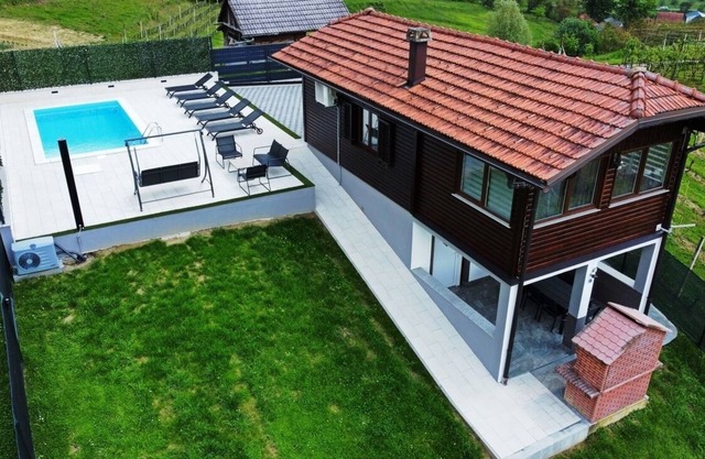Family friendly house with a swimming pool Veliko Trgovišće, Zagorje (K-20839)