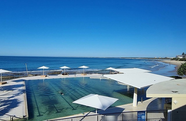 Family friendly coastal home centrally located, with a pool
