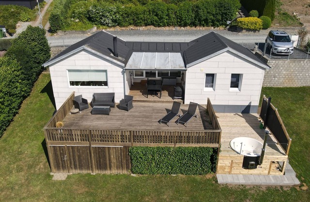 Casa de vacaciones ideal para familias con una vista panorámica del fiordo de Aabenraa